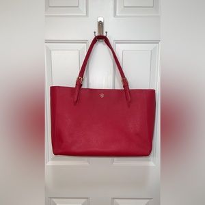 Tory Burch York Buckle Large Tote Kir Royale